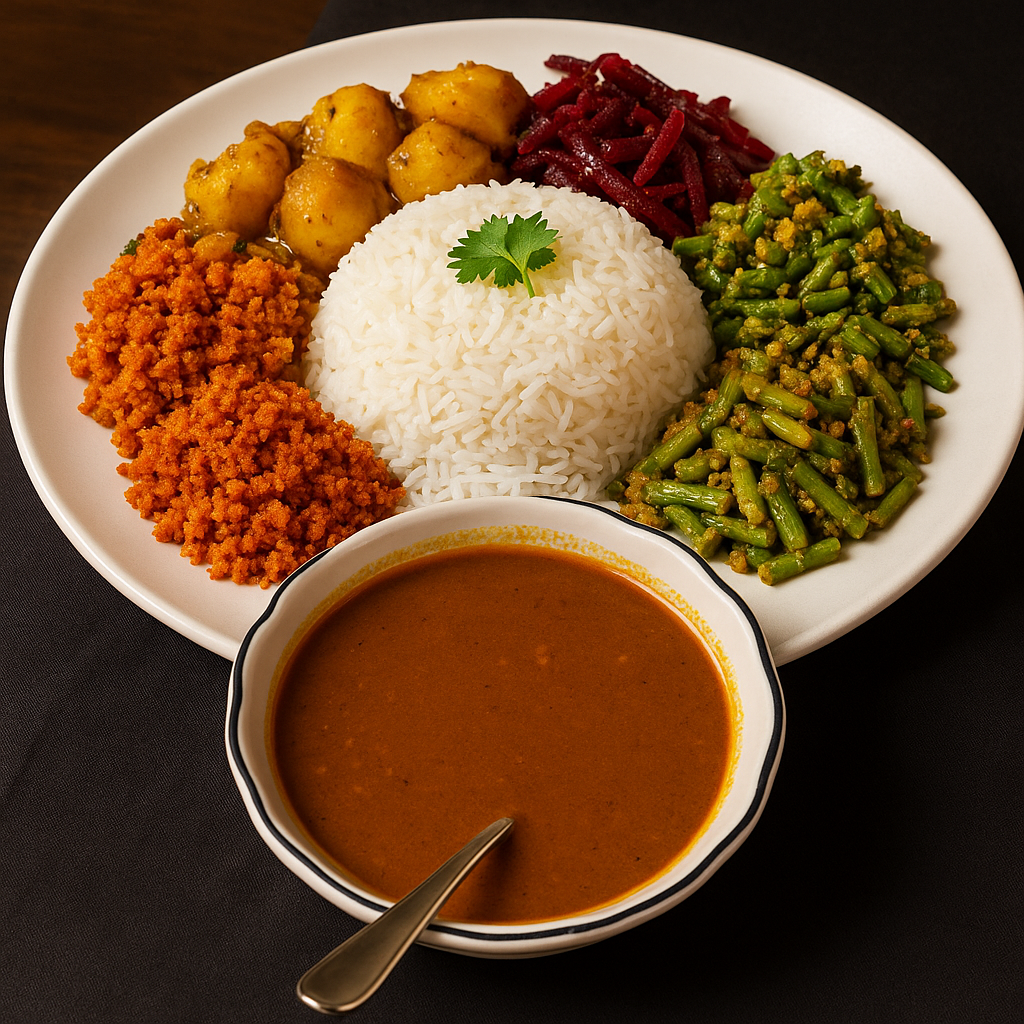 Sri Lankan Rice & Curry